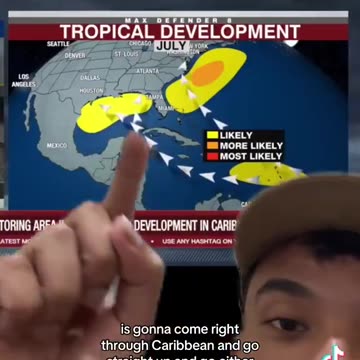 💥WARNING💥 Major hurricane inbound... Weather warfare will point it into a red state...