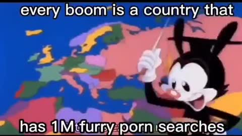 Every boom is a country that has 1M furry porn searches