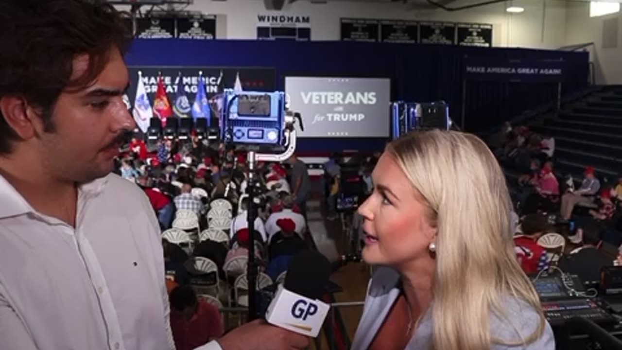 Exclusive Interview With MAGA Inc. Spokeswoman Karoline Leavitt at NH Trump Rally