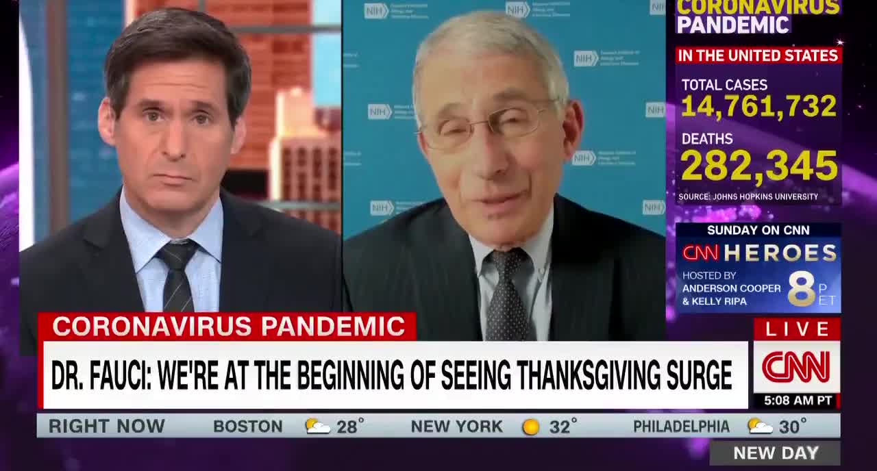 Dr. Fauci Pushes to Cancel Christmas Even More Aggressively Than Thanksgiving