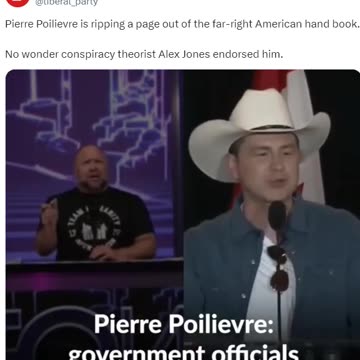 Canadian Liberal Party just tweeted this like it is a bad thing against Pierre Poilievre