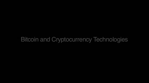 Lecture 1 — Intro to Crypto and Cryptocurrencies