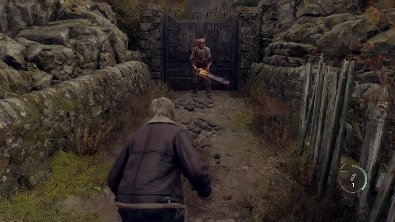 I Kill Chainsaw Enemy With A Knife - Resident Evil 4 Chainsaw Demo