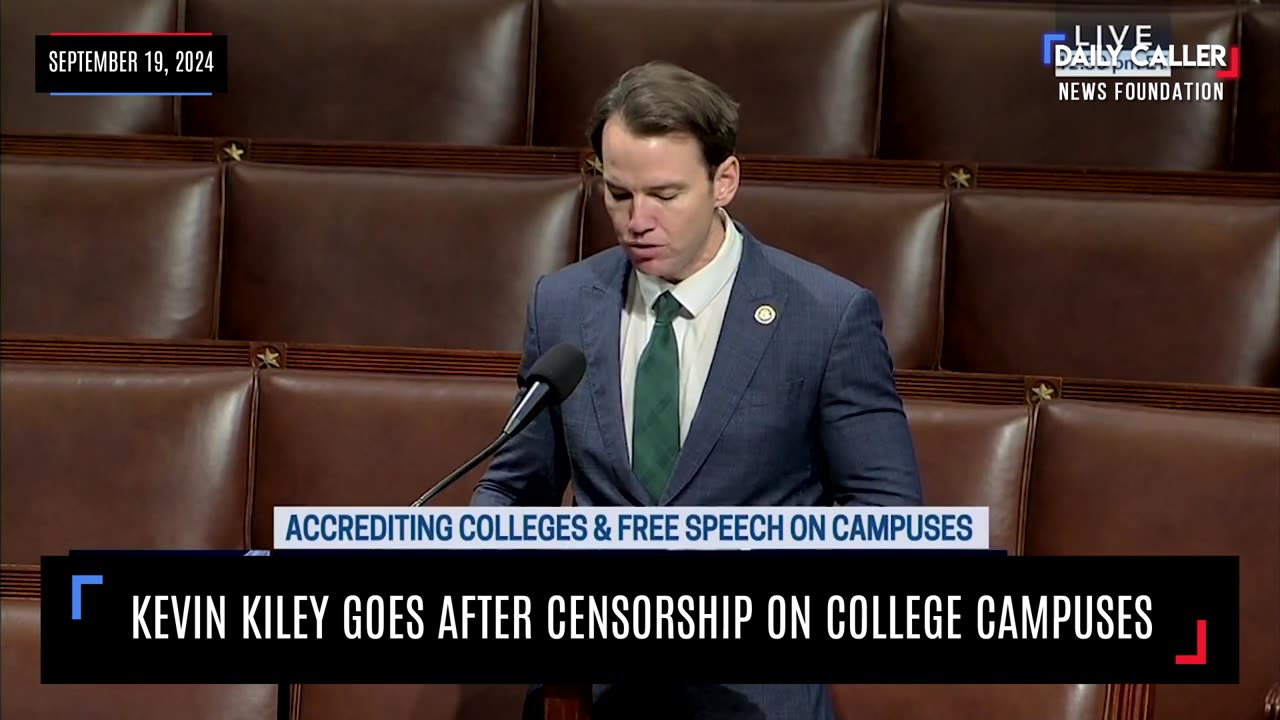 Kevin Kiley Goes After Censorship On College Campuses