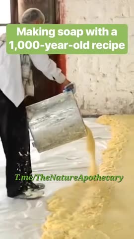 Making Preparing Your Own Soaps Using a 1,000 Year Old Recipe