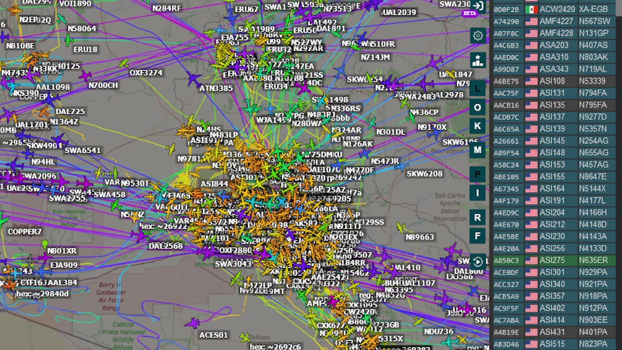 More Utah airplane stalking from KDVT on Nov 22 2024 -