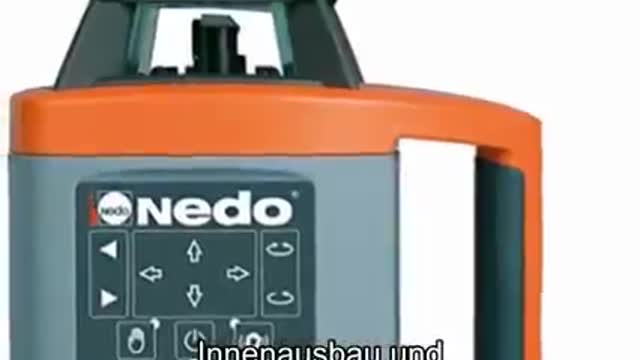 Nedo SIRIUS 1 HV horizontal und vertikal selbstnivellierender Rotationslaser mit Nedo Kurbelstativ