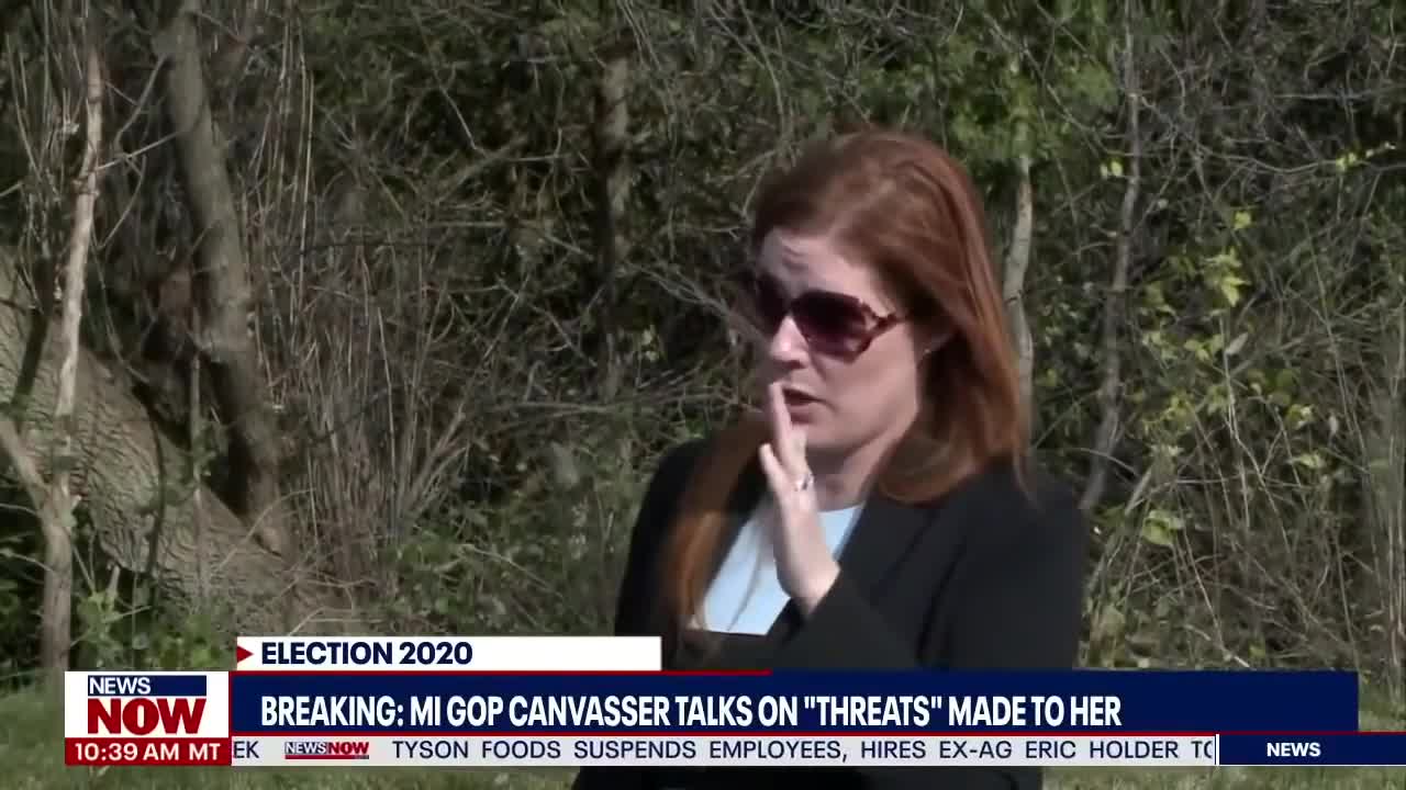 GOP Michigan Canvasser and her family being threatened to certify