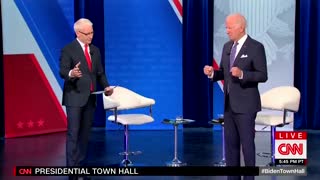 Biden Gets Stuck In AWKWARD Position During CNN Town Hall