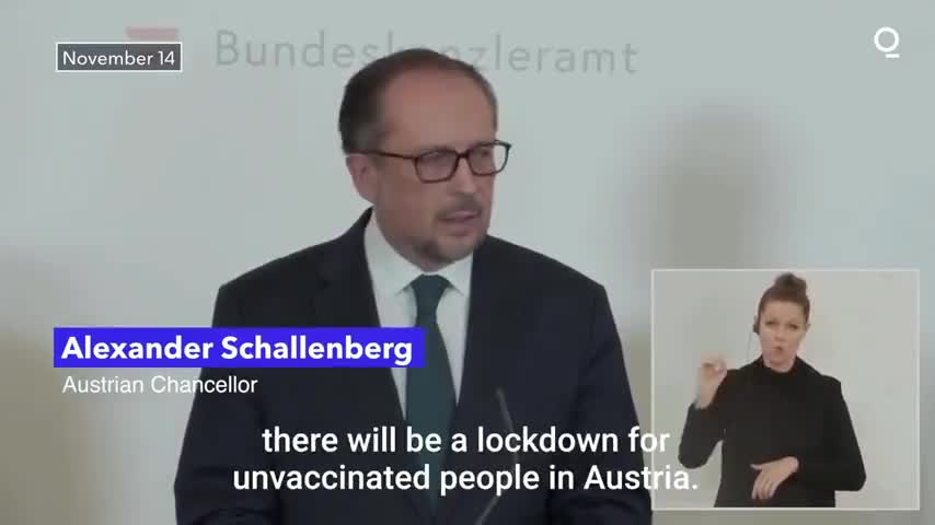 Austria Initiates Lockdowns for Unvaccinated