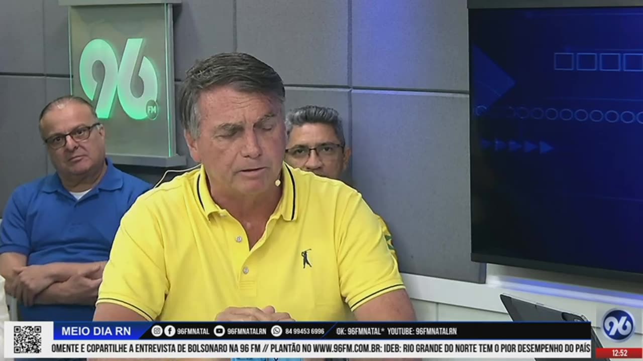 ENTREVISTA COMPLETA COM BOLSONARO - 96 FM [15/08/2024]