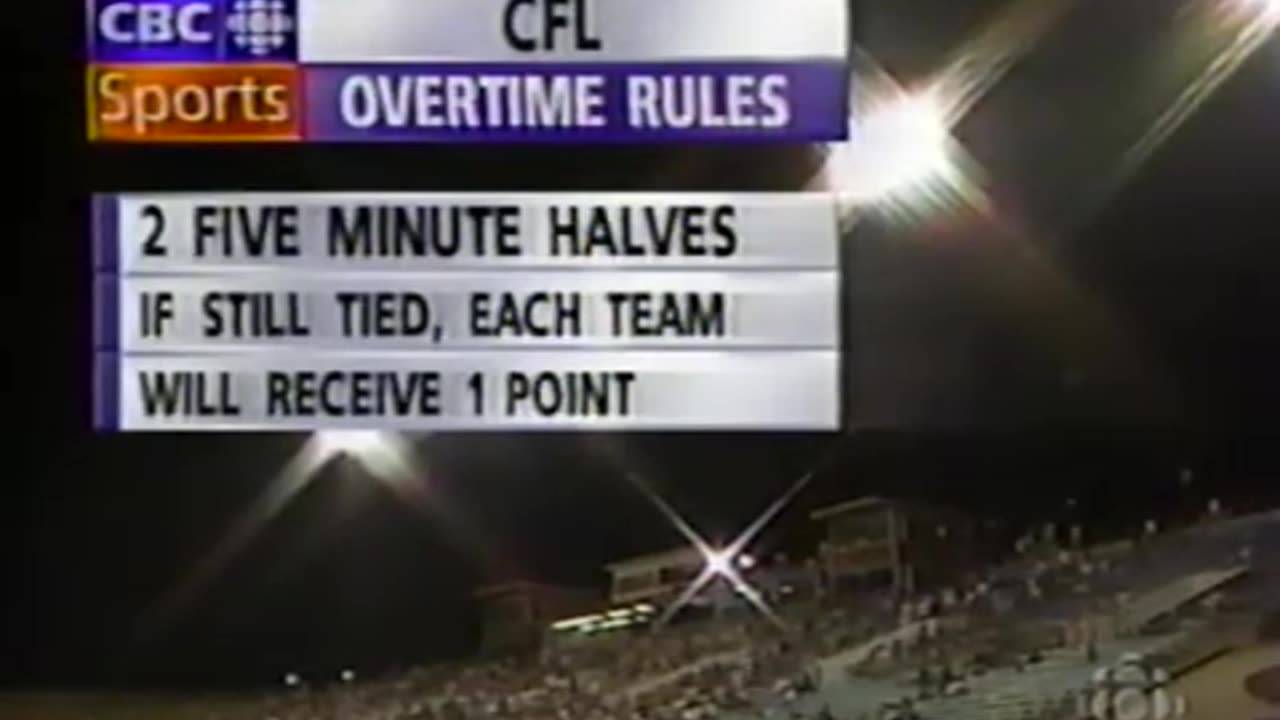 First CFL Football Game in Las Vegas! - July 16th, 1994