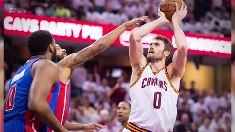 Kevin Love Gets DRILLED in the Face by Basketball During Pre-Game Warmups