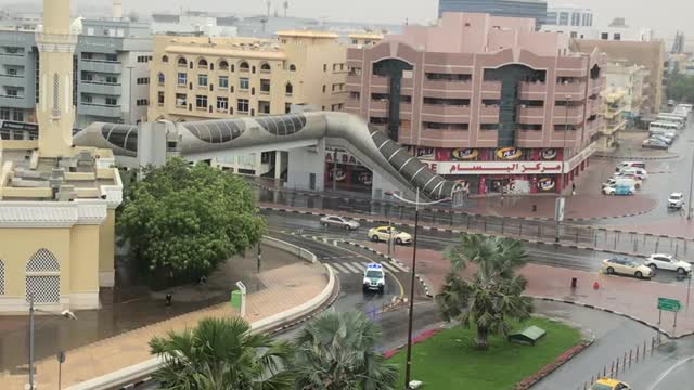 Its Raining in Dubai