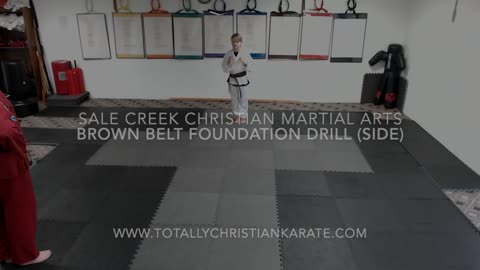 TCK Brown Belt Foundation Drill (side)