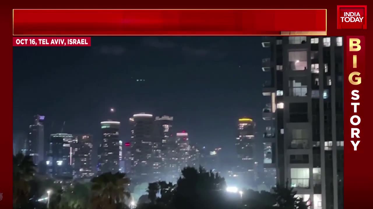 Iron Dome System Destroys Rockets As More Rockets Strike On Tel Aviv, Israel | Israel Vs Hamas