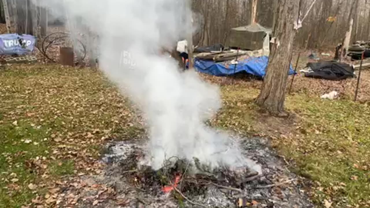 Fuck Kamala 🔥 bonfire Michigan for #trumpvance2024