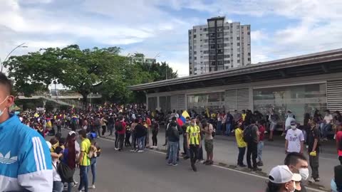 Protesta en Provenza, Bucaramanga