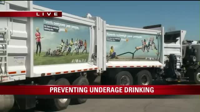 Some people may have missed this underage drinking campaign