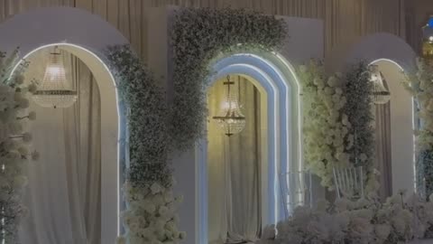 Eternal Whites Wedding Decoration