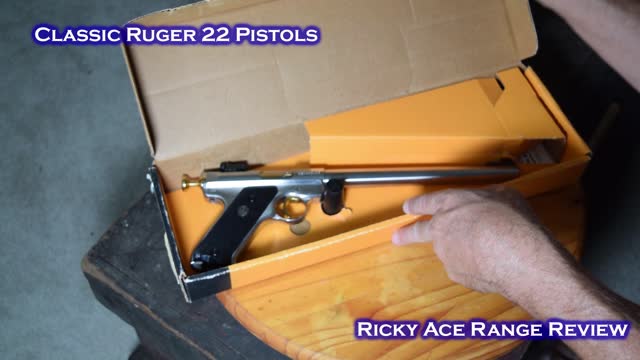 Classic Ruger .22 pistols - MK1 Pencil, MKII Slabside, MK II 10" Stainless