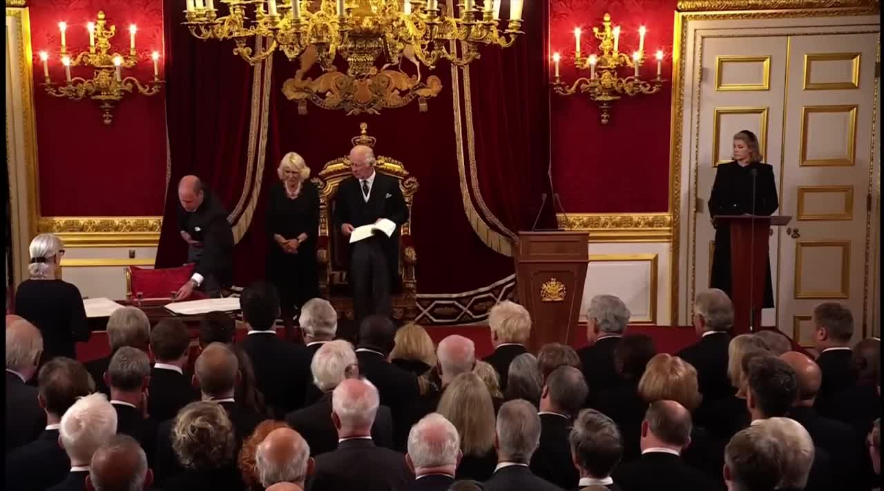 King Charles III proclaimed as King in St James’s Palace _ Historic Ceremony