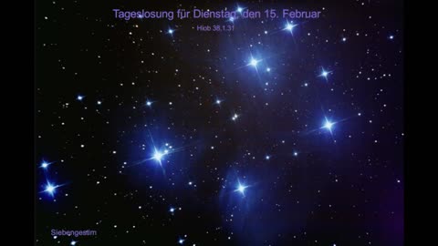 Tageslosung für Dienstag, den 15. Februar