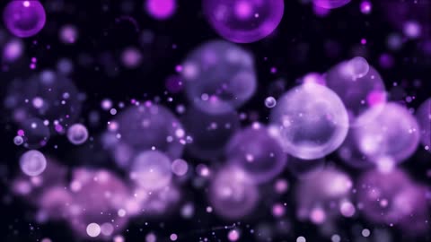 Purple Bubbles Loop. Motion Graphic video. Visual Effect video. Motion Backdrop.