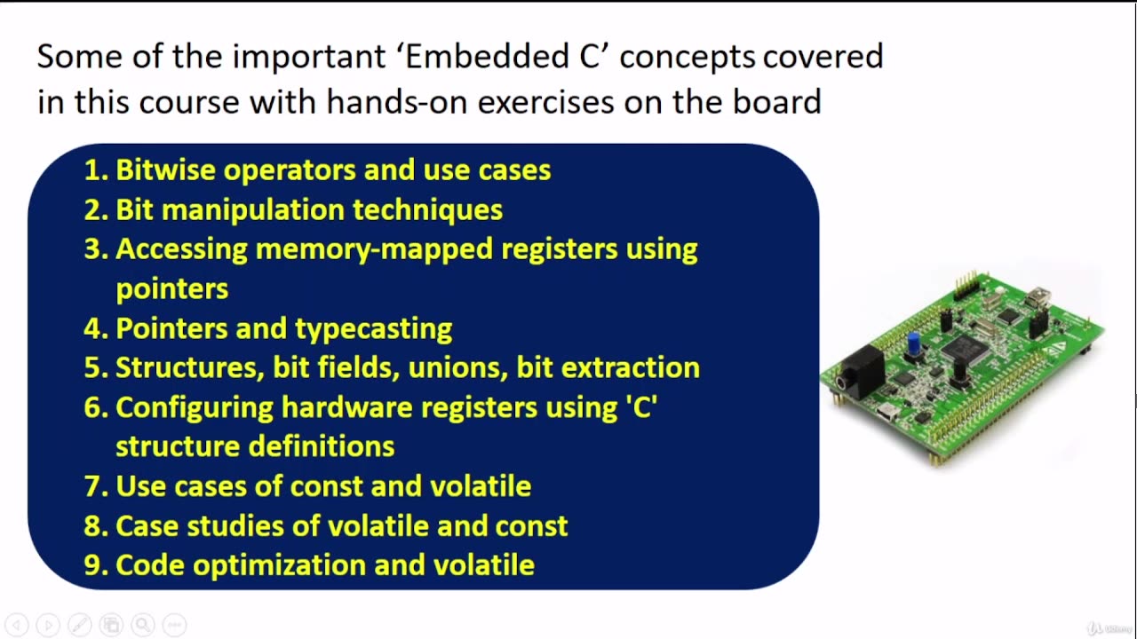 Microcontroller Embedded C Programming - Absolute Beginners