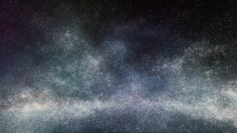 Milky way illuminating space with its abundant stars