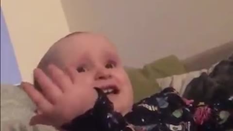 Baby and dad debut on bath time