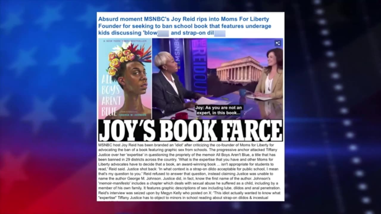 Tiffany Justice: “You Don’t Need To Be An Expert To Know Dildo’s Don’t Belong In Public Schools”
