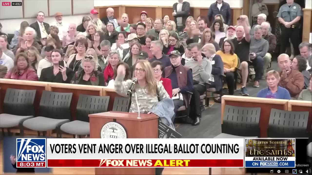 Enraged voters pack meeting on illegal vote counting in PA Senate race 'Resign today!'