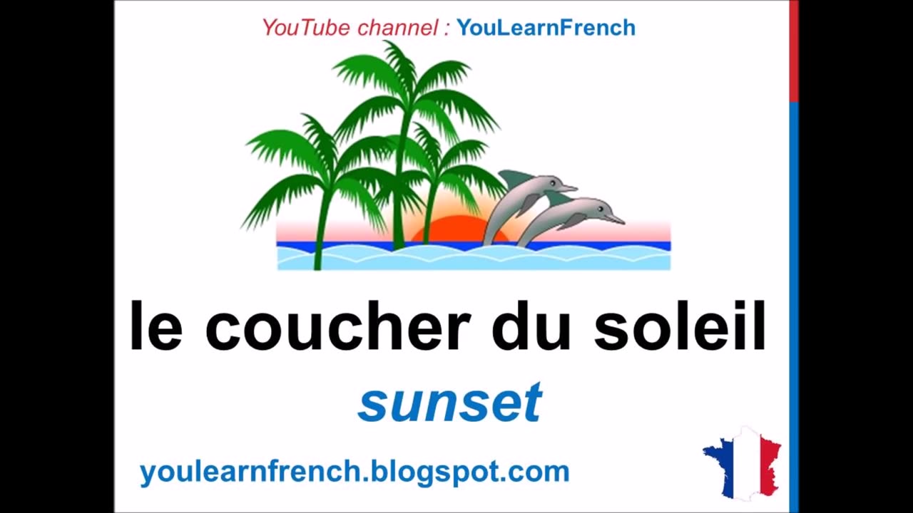 Learn France resort vocabulary