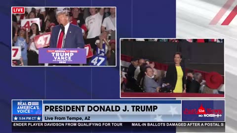 Kari Lake receives thunderous applause at Trump rally in Arizona