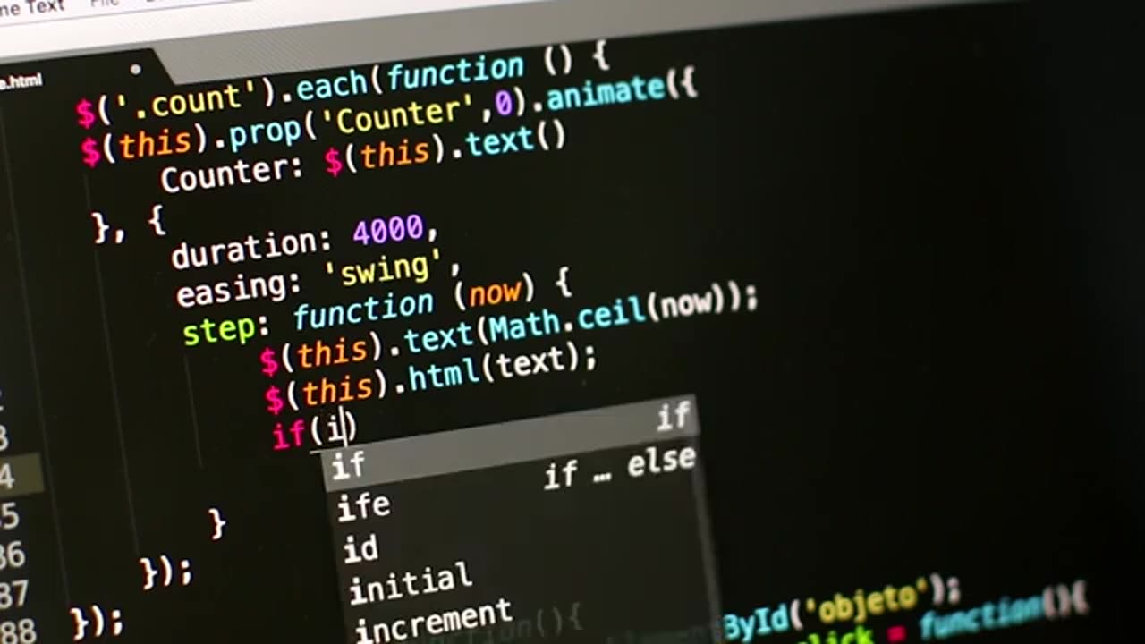 Coding | Programming | Background Video 4K