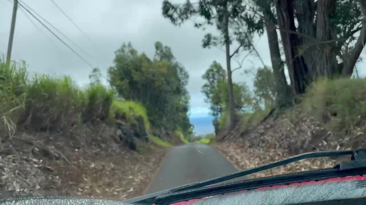 WAIKAALULU DRIVE DOWN TOWARD KALOPA BYPASS (GOING MAKAI)