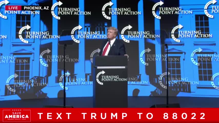 2021-0724 Trump Full Speech at TPUSA in Arizona