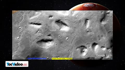 MARS - Satellite images from Google Earth by Erik Schmuck, DiS.