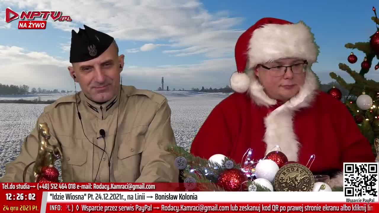 Idzie wiosna. Wigilia Pt. 24.12.2021 NPTV.PL Aleksander Jabłonowski, Marcin Osadowski