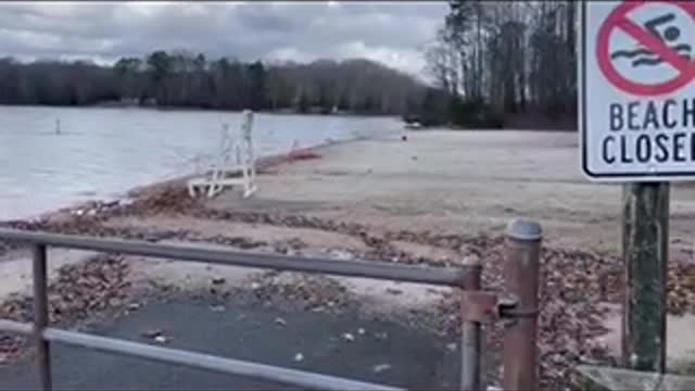 crocodile fested beach closed