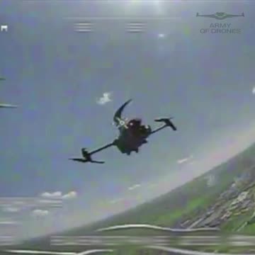 Only the Second-Ever Drone Vs Drone Combat Kill I Have Ever Seen