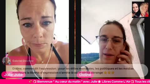 ☀️❤️☀️ Au Coeur du Matin 2/08, Julie à Votre Ecoute ☀️❤️☀️