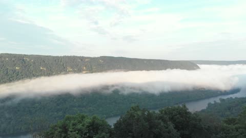 Beautiful View Of Mountains With Luscious Vegetation