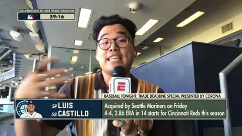 Luis Castillo's move to the Seattle Mariners