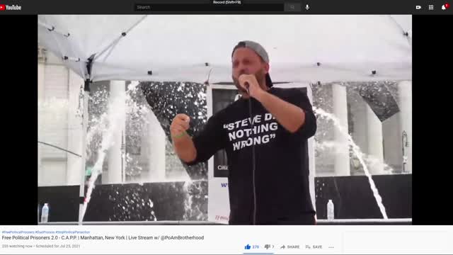 Political Prisoner Rally in NYC on July 25th, 2021 Part 2