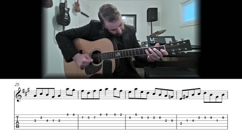 French Reel - Bluegrass Flatpicking Guitar Lesson (Sheet Music + TAB)