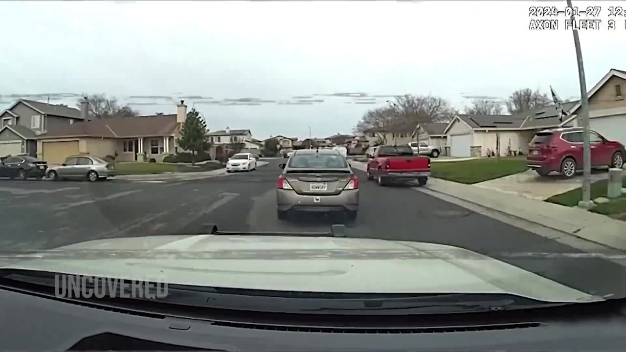 Criminal Hangs Onto Car While Fleeing Police