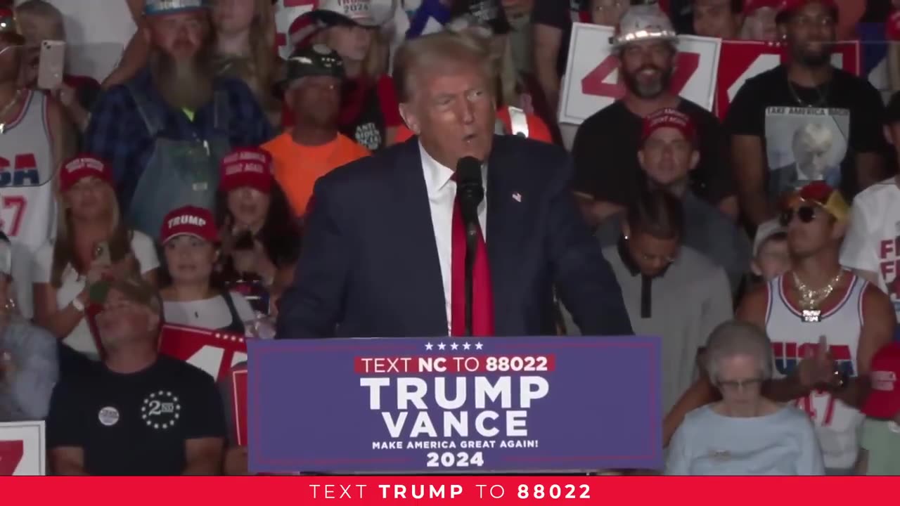 TRUMP: "I WILL END INFLATION, STOP THE INVASION, and RESTORE THE AMERICAN DREAM with your vote!"