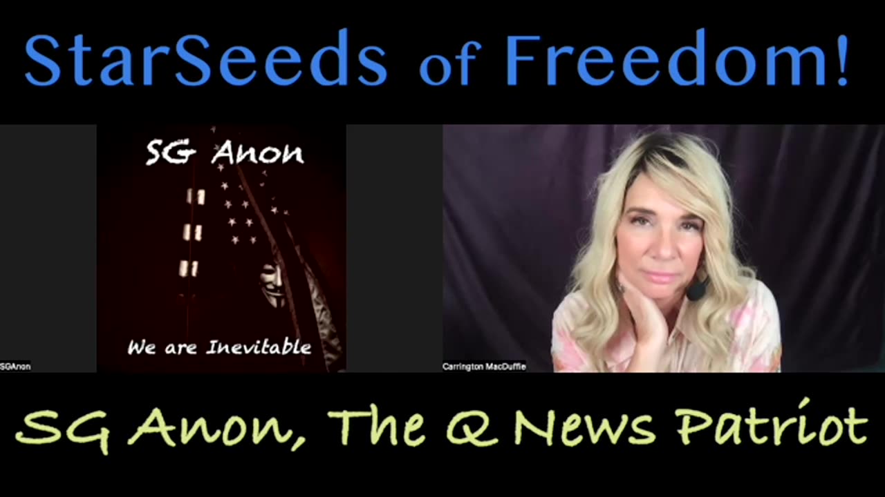 SG Sits Down w_ Carrington @ -Starseeds of Freedom- Show